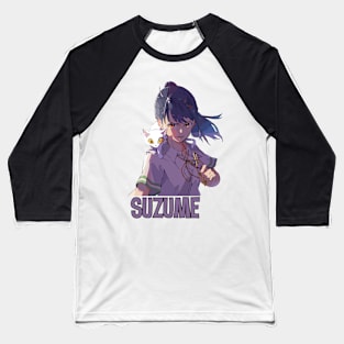 Suzume No Tojimari #6 Baseball T-Shirt